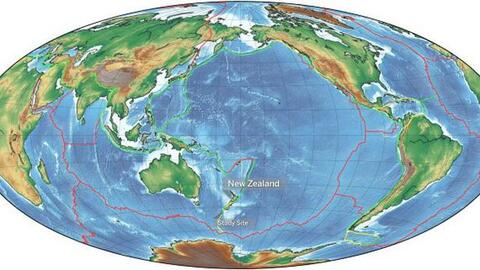 Ngoài khơi New Zealand, Trái Đất đang tự nuốt đại dương