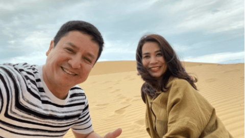 “Táo" Chí Trung bên bạn gái giữa tin đồn nguy kịch vì đột quỵ