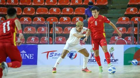 Tuyển Việt Nam bị Myanmar cầm hòa ngày ra quân vòng loại Giải Futsal châu Á 2022