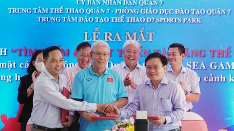 Quận 7 họp mặt các VĐV tham gia SEA Games 31