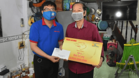 Chương trình "Mai Vàng nhân ái" thăm nghệ sĩ Điền Tử Lang và Tài Bửu Bửu