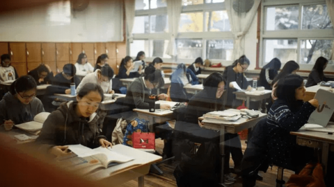 Trẻ em Hàn Quốc không hạnh phúc vì áp lực học tập