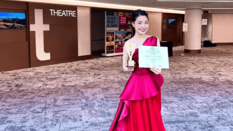 Thuỳ Văn đoạt giải vàng cuộc thi Asia Arts Festival 2022 lần thứ 9