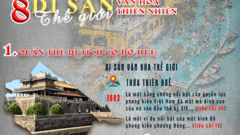 [Infographic] Di sản văn hóa và thiên nhiên thế giới của Việt Nam