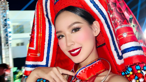 Á hậu Bảo Ngọc nói gì khi gặp sự cố trang phục dân tộc tại Miss Intercontinental 2022?