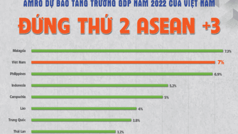 Kinh tế Việt Nam có thể đạt mức tăng trưởng 7% trong năm 2022