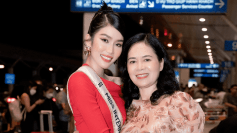 Đoàn Thiên Ân làm điều đặc biệt cổ vũ Phương Anh sang Nhật dự thi Miss International