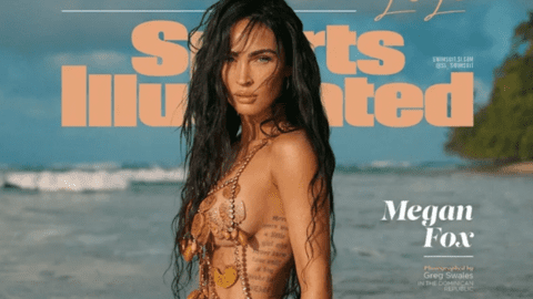 Minh tinh Megan Fox “mặc như không” trên bìa tạp chí