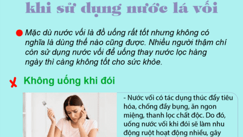 Nước vối có lợi cho sức khỏe nhưng không phải uống tùy tiện thế nào cũng được