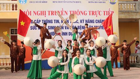 Bổ ích buổi truyền thông chăm sóc sức khỏe sinh sản cho vị thành niên, thanh niên