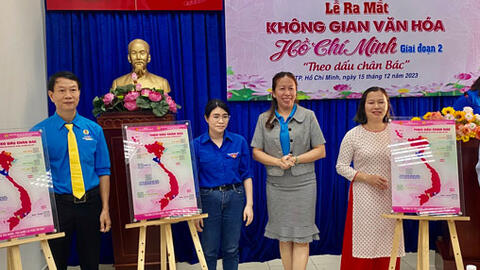 Ra mắt Không gian Văn hóa Hồ Chí Minh tại KCN Vĩnh Lộc