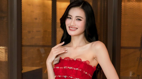 Hoa hậu Ý Nhi tự tin xuất hiện trên kênh tin tức lớn của Ấn Độ