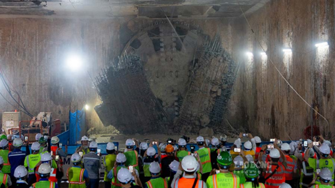 Chính thức hoàn tất khoan hầm metro Nhổn - Ga Hà Nội