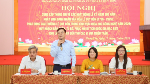 Hưng Yên tổ chức nhiều hoạt động kỷ niệm 300 năm ngày sinh Danh nhân văn hóa Lê Quý Đôn