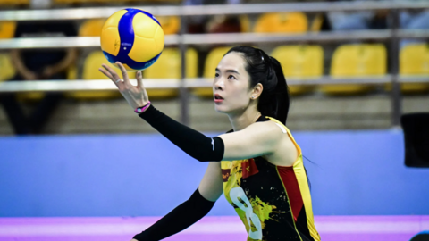 Nhan sắc nữ vận động viên bóng chuyền được chọn cầm cờ cho đoàn Thể thao Việt Nam tại SEA Games 33