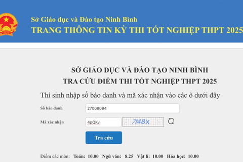 Nữ sinh Ninh Bình đạt thủ khoa khối A00 toàn quốc năm 2025