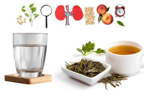 Trà hay nước tốt cho chức năng thận