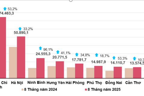 Vốn đầu tư thực hiện từ nguồn ngân sách đạt 48,3% kế hoạch