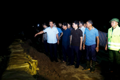 ​Bắc Ninh: "Trực chiến" 24/24 giờ,  xử lý đê xung yếu