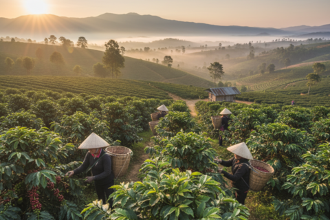 Giá nông sản hôm nay 29/10/2025: Giá cà phê lao dốc, hồ tiêu neo ở mức cao