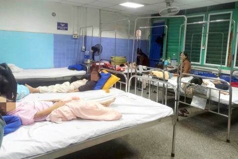 Số ca mắc cúm ở một bệnh viện tại Quảng Trị tăng gần 5 lần chỉ trong 3 tuần