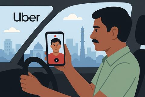 Uber thử nghiệm tính năng ghi hình trong ứng dụng tài xế tại Ấn Độ