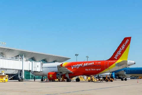 Khai thác trở lại các chuyến bay đi/đến cảng hàng không quốc tế Vinh