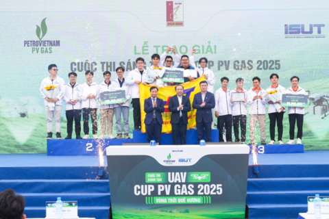 PV GAS đồng hành cùng "UAV PV GAS 2025: Vùng trời quê hương": Gieo mầm ước mơ, Dựng nền kinh tế tầm thấp Việt Nam