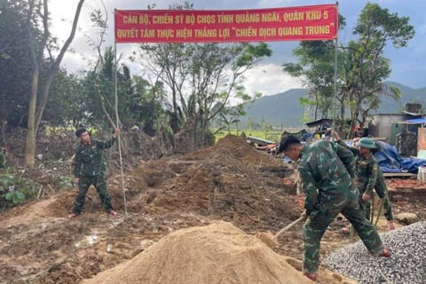 Quảng Ngãi hoàn thành hơn 580 căn nhà cho dân vùng lũ trước Tết