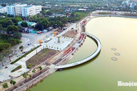 Công viên Gia Lâm gần 290 tỷ đồng vào giai đoạn "nước rút"