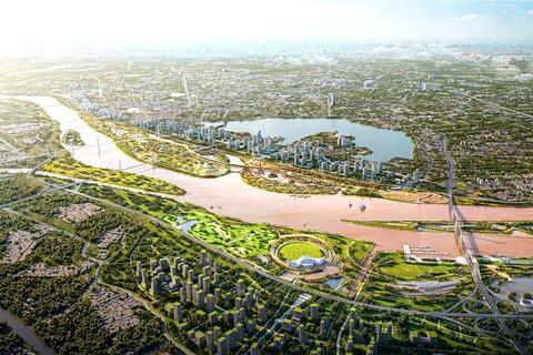 Trục đại lộ cảnh quan sông Hồng - Trục không gian chiến lược định hình Thủ đô đến năm 2050, tầm nhìn 2125