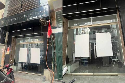 Địa chỉ công ty tổ chức show "Về đây bốn cánh chim trời" đóng cửa, gỡ bảng hiệu