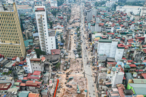 Đường Vành đai 1 rộng 50m sau khi loạt công trình được giải tỏa