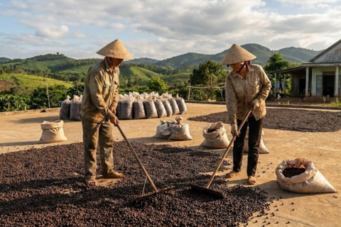 Giá cà phê hôm nay 20/1: Giằng co nghẹt thở trước Tết