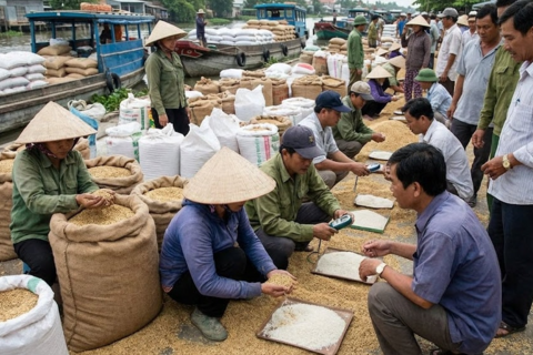 Giá lúa gạo hôm nay 23/1/2026: Gạo nguyên liệu có tăng?