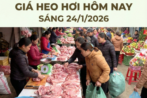 Giá heo hơi hôm nay 24/1/2026: Kỳ vọng mặt bằng cao tiếp diễn