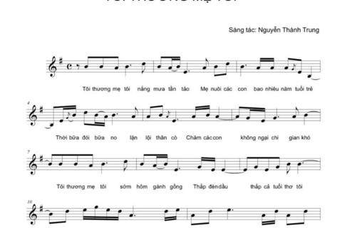 “Tôi thương mẹ tôi”… lời ca về tình mẹ bất tận lay động lòng người