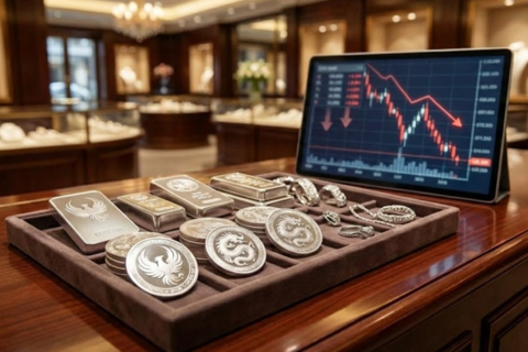 Giá bạc hôm nay 7/2/2026: Lao dốc mạnh, thị trường chờ tín hiệu phục hồi