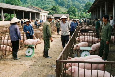 Giá heo hơi hôm nay 7/2: Miền Bắc giữ đỉnh, toàn quốc neo cao