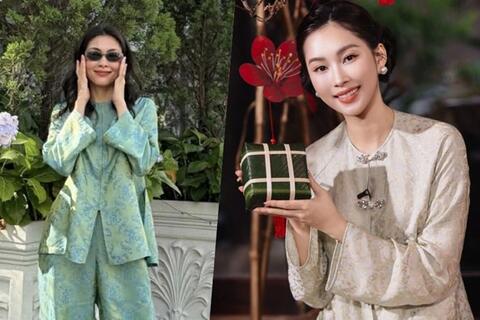 Con dâu tỉ phú Johnathan Hạnh Nguyễn, Midu và phong cách thời trang áo bà ba