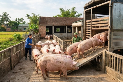 Giá heo hơi hôm nay 4/3: Chênh lệch 5.000 đồng/kg giữa các miền