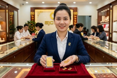Giá vàng hôm nay 13/3: SJC, BTMC, DOJ, PNJ tăng nhẹ, vàng thế giới giảm