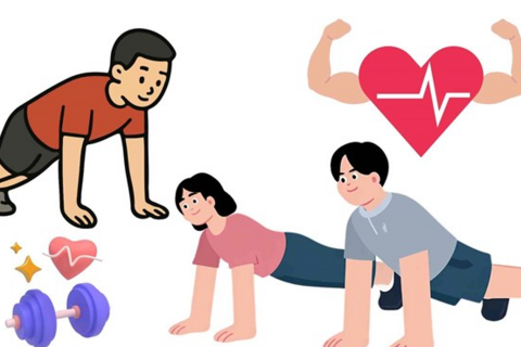 Số lần chống đẩy trong 1 phút để đánh giá thể lực