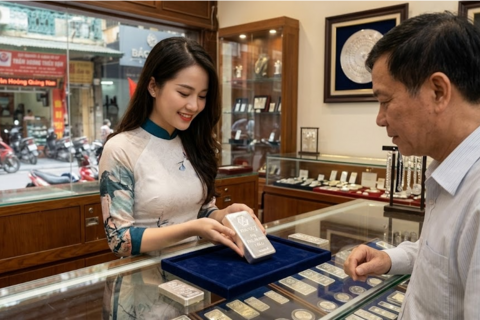 Giá bạc hôm nay 23/3: Bạc Phú Quý ổn định, thế giới nhích tăng