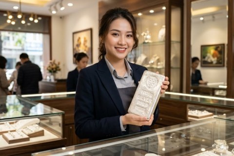 Giá bạc hôm nay 24/3: Bật tăng trở lại sau chuỗi ngày giảm sâu