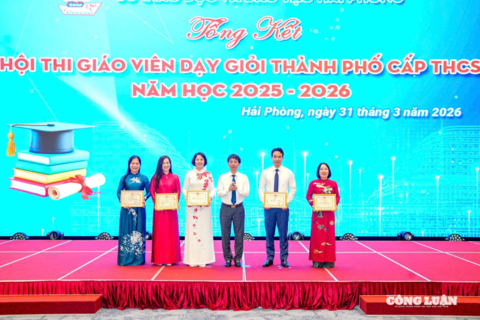 Hải Phòng công nhận 1077 giáo viên dạy giỏi thành phố