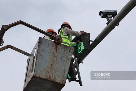 Chi tiết vị trí đang lắp camera AI của Công an Hà Nội