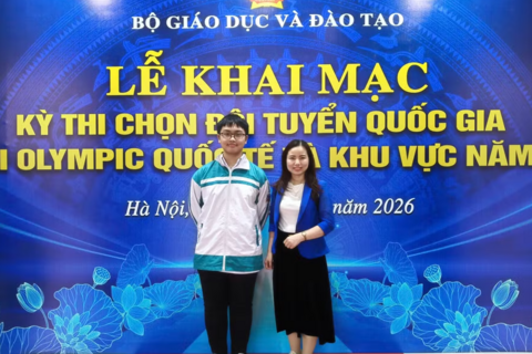 Ba học sinh Ninh Bình vào đội tuyển Olympic 2026