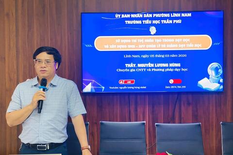 Trường tiểu học Trần Phú tạo sức hút tại Ngày hội tuyển sinh lớp 1