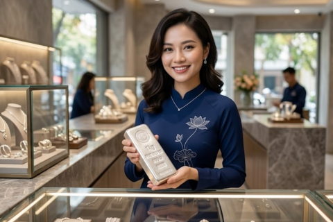 Giá bạc hôm nay 9/4/2026: Thế giới vượt 73 USD, trong nước tăng mạnh